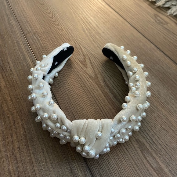 lele sadoughi pearl headband